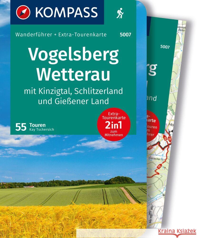 KOMPASS Wanderführer Vogelsberg-Wetterau, 55 Touren  9783991218357 Kompass-Karten - książka