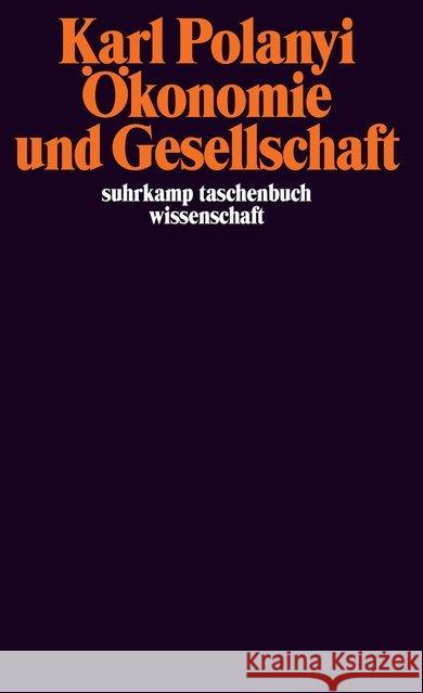 Ökonomie und Gesellschaft : Einl. v. S. C. Humphreys Polanyi, Karl   9783518278956 Suhrkamp - książka