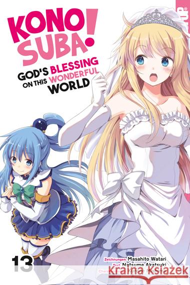 Konosuba! God's Blessing On This Wonderful World! 13 Watari, Masahito, Akatsuki, Natsume, Mishima, Kurone 9783842082236 Tokyopop - książka