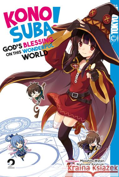 Konosuba! God's Blessing On This Wonderful World!. Bd.2 Watari, Masahito, Akatsuki, Natsume, Mishima, Kurone 9783842061774 Tokyopop - książka