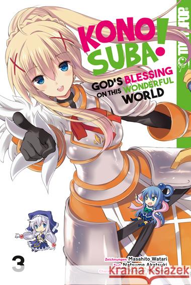 Konosuba! God's Blessing On This Wonderful World!. Bd.3 Watari, Masahito, Akatsuki, Natsume, Mishima, Kurone 9783842061781 Tokyopop - książka