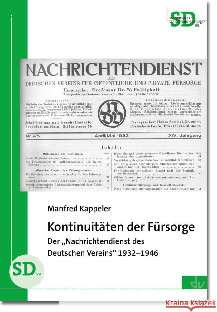 Kontinuitäten der Fürsorge  9783784133287 Lambertus-Verlag - książka