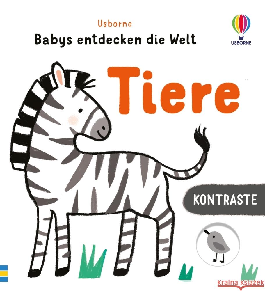 Kontraste - Babys entdecken die Welt: Tiere Cartwright, Mary 9781035704279 Usborne Verlag - książka