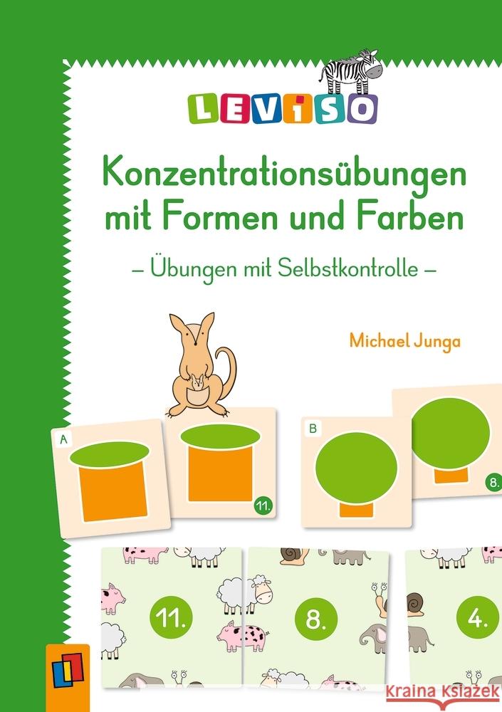 Konzentrationsübungen mit Formen und Farben Junga, Michael 9783834661999 Verlag an der Ruhr - książka
