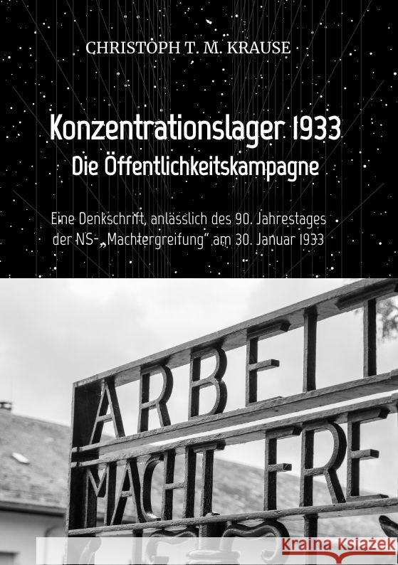 Konzentrationslagerwerbung 1933 Krause, Christoph T. M. 9783347799844 tredition - książka
