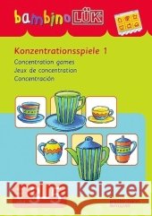 Konzentrationsspiele. Tl.1 : Concentration games; Jeux de concentration; Concentracion. Text dtsch.-engl.-französ.-span. Junga, Michael Ohlms, Ute  9783894146139 Westermann Lernspielverlag - książka