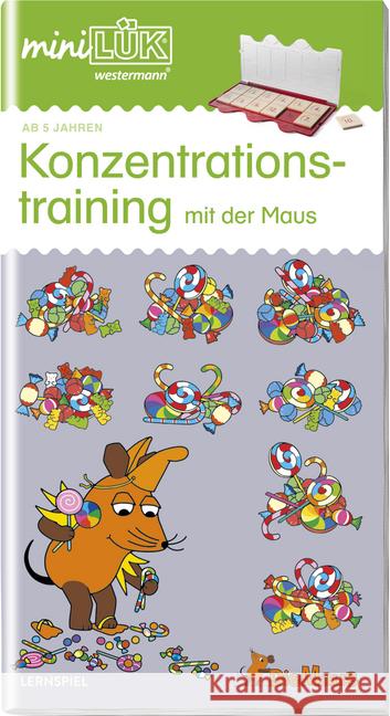Konzentrationstraining mit der Maus  9783837745528 GWV Georg Westermann Verlag - książka