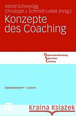 Konzepte Des Coaching Schreyögg, Astrid 9783531155807 VS Verlag - książka