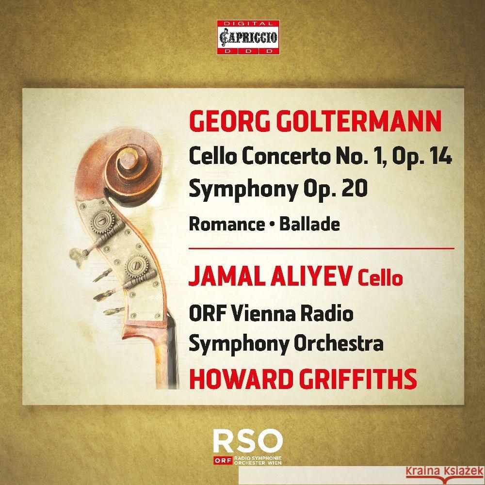 Konzert für Violoncello und Orchester Nr.1, 1 Audio-CD Goltermann, Georg 0845221054698 Capriccio - książka