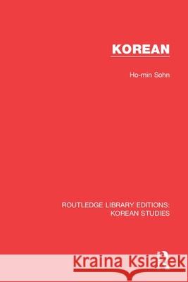 Korean Ho-Min Sohn 9780367252649 Routledge - książka