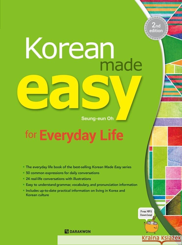 Korean Made Easy for Everyday Life, m. 1 Audio Oh, Seung Eun 9788927733034 Korean Book Services - książka