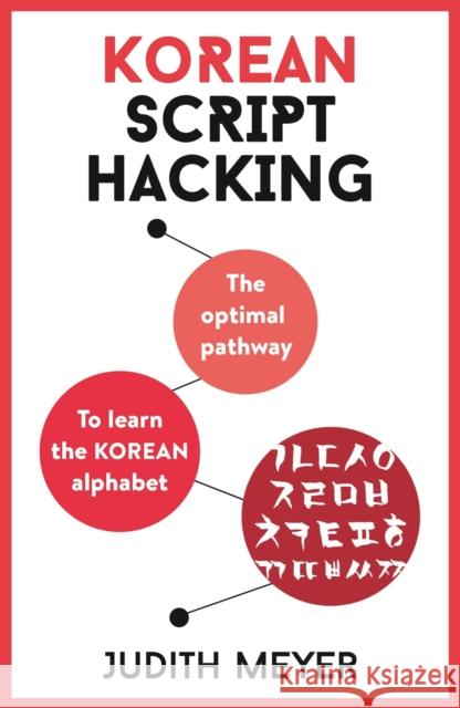 Korean Script Hacking: The optimal pathway to learn the Korean alphabet Judith Meyer 9781473679771 John Murray Press - książka