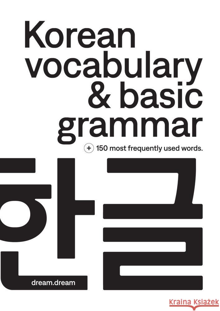 Korean vocabulary & basic grammar Blache, Nils 9783384578136 dream.dream - książka