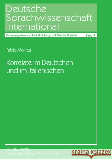 Korrelate Im Deutschen Und Im Italienischen Di Meola, Claudio 9783631609170 Lang, Peter, Gmbh, Internationaler Verlag Der - książka