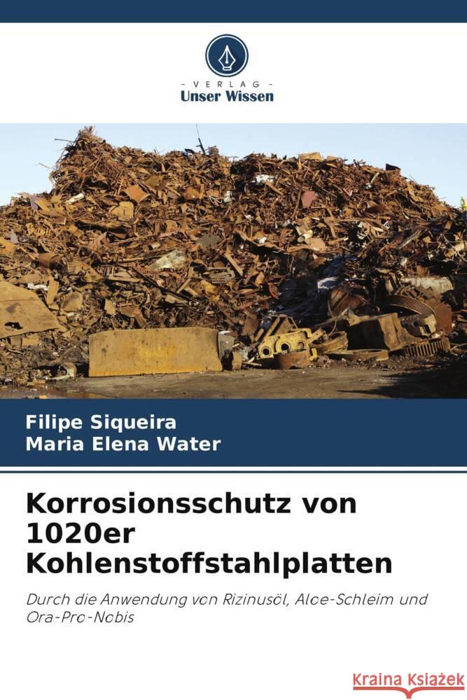 Korrosionsschutz von 1020er Kohlenstoffstahlplatten Siqueira, Filipe, Water, Maria Elena 9786208181536 Verlag Unser Wissen - książka