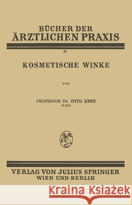 Kosmetische Winke Otto Kren 9783709131831 Springer - książka