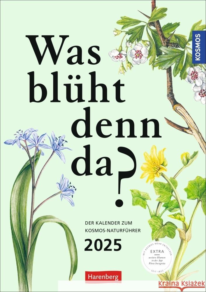 KOSMOS Was blüht denn da? Wochenplaner 2025  9783840035456 Harenberg - książka