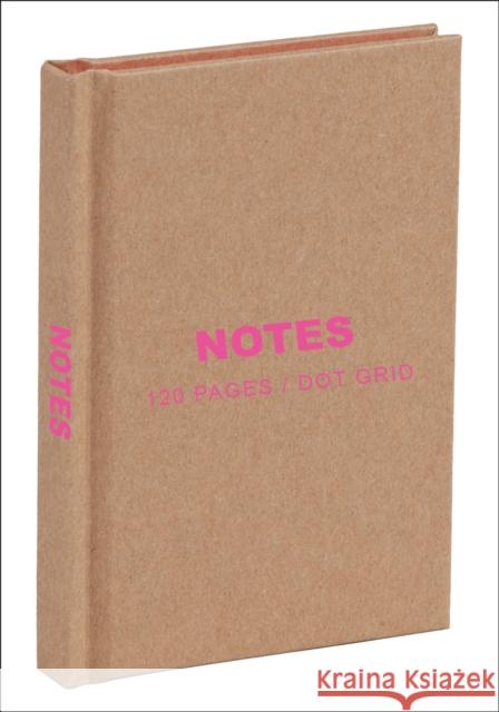 Kraft and Pink Mini Notebook: Dot Grid Paper  9781623259433 teNeues Calendars & Stationery GmbH & Co. KG - książka