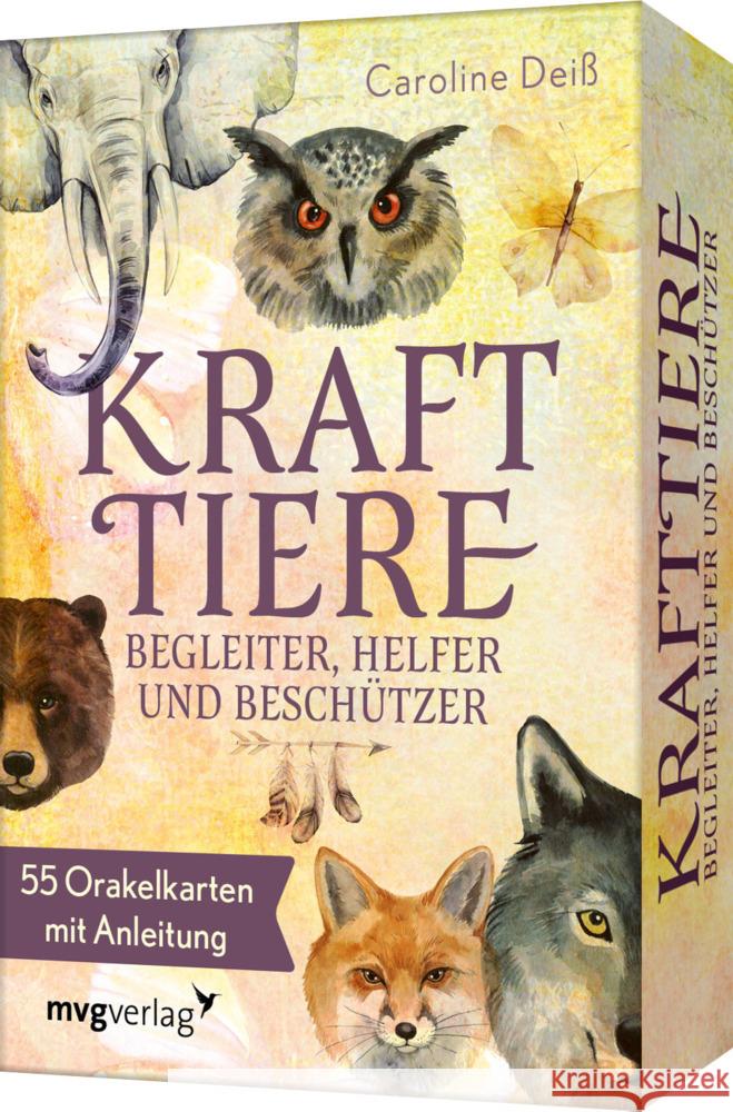 Krafttiere - Begleiter, Helfer und Beschützer Deiß, Caroline 9783747404249 mvg Verlag - książka