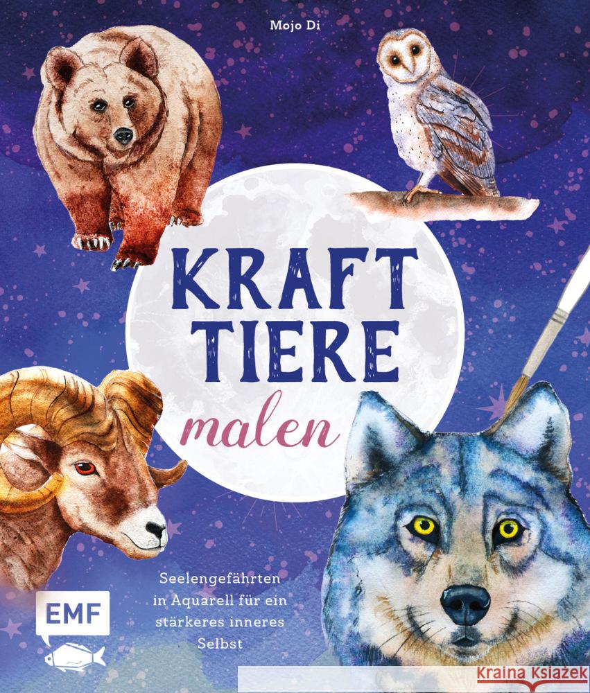 Krafttiere malen Rose, Fabienne 9783745913460 Edition Michael Fischer - książka