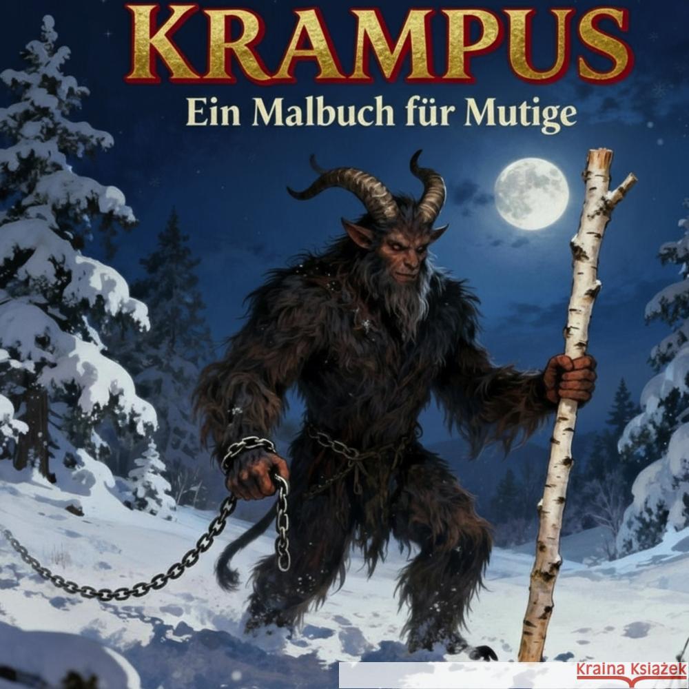 Krampus ein Malbuch für mutige Kinder Riederer, Lukas 9789403843056 Bookmundo - książka