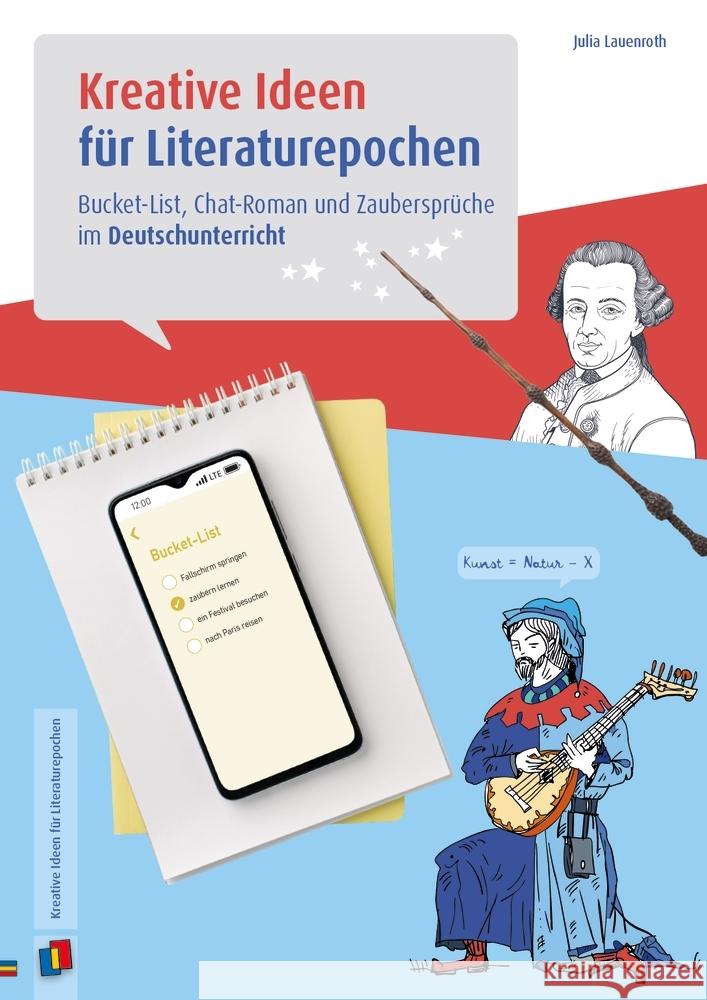 Kreative Ideen für Literaturepochen - Klasse 5-10 Lauenroth, Julia 9783834664259 Verlag an der Ruhr - książka