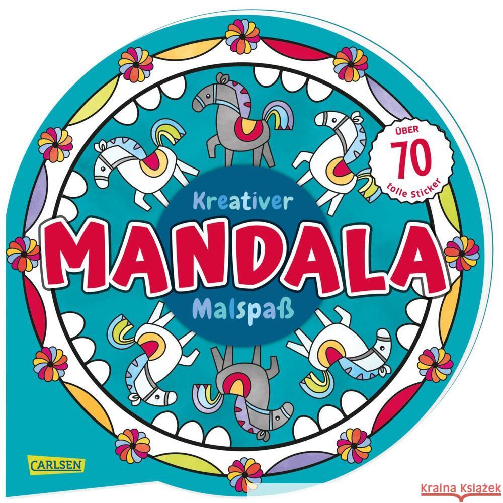 Kreativer Mandala-Malspaß Poitier, Anton 9783551191670 Carlsen - książka