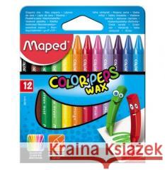 Kredki Colorpeps świecowe 12 kolorów MAPED  3154148610113 Maped - książka