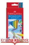 Kredki Jumbo trójkątne 20 kol + temp FABER CASTELL  8991761345023 Faber-Castell