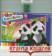 Kredki ołówkowe 18 kolorów BAMBINO  5903235000348 St. Majewski - książka