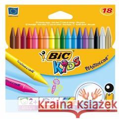 Kredki Plastidecor KIDS 18 kol. bls BIC  3270220000358 Bic - książka