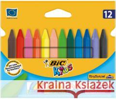 Kredki Plastidecor Triangle KIDS 12 kolorów BIC  3086124000789 Bic - książka