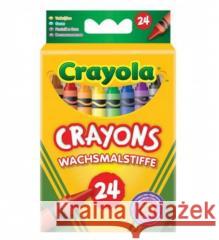 Kredki świecowe bezpieczne 24 kolory CRAYOLA  5010065000247 Crayola - książka