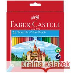 Kredki Zamek 24 kolory FABER CASTELL  7891360580065 Amex - książka