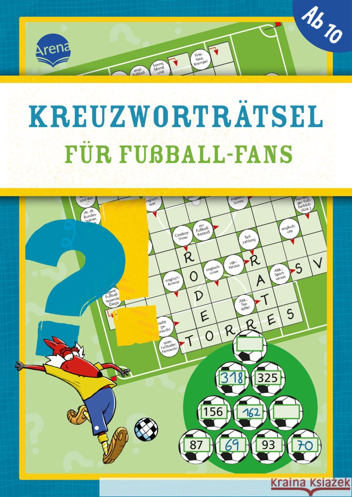 Kreuzworträtsel für Fußball-Fans Deike 9783401722696 Arena - książka