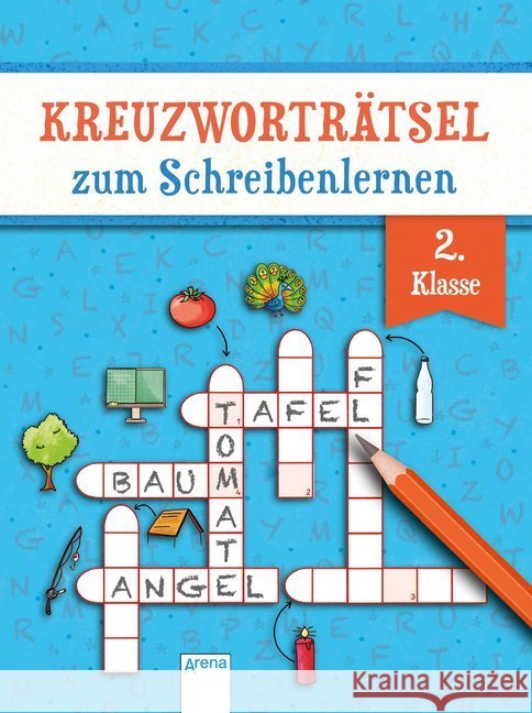 Kreuzworträtsel zum Schreibenlernen, 2. Klasse Seeberg, Helen 9783401715018 Arena - książka
