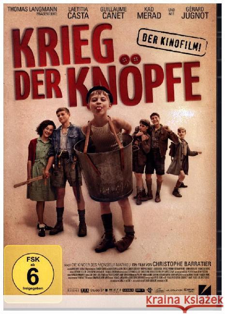Krieg der Knöpfe (2011), 1 DVD : Frankreich Pergaud, Louis 0888750617699 LEONINE Distribution - książka