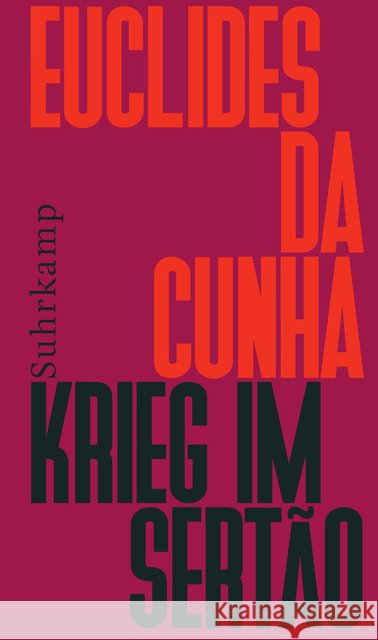 Krieg im Sertão Cunha, Euclides da 9783518423769 Suhrkamp - książka