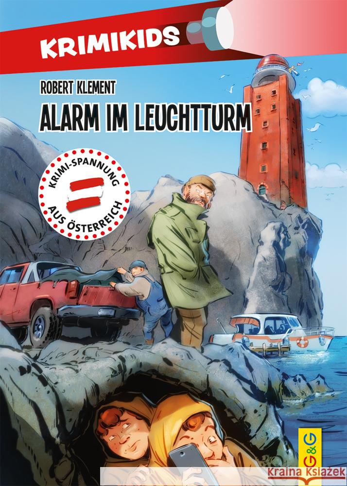 KrimiKids - Alarm im Leuchtturm Klement, Robert 9783707424706 G & G Verlagsgesellschaft - książka