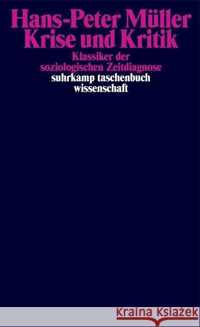 Krise und Kritik Müller, Hans-Peter 9783518298992 Suhrkamp - książka