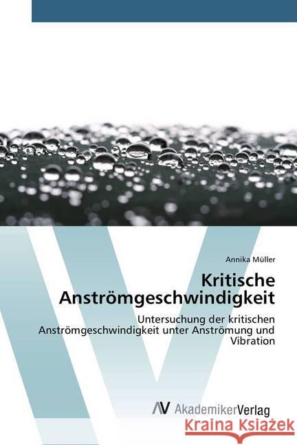 Kritische Anströmgeschwindigkeit : Untersuchung der kritischen Anströmgeschwindigkeit unter Anströmung und Vibration Müller, Annika 9783639884999 AV Akademikerverlag - książka