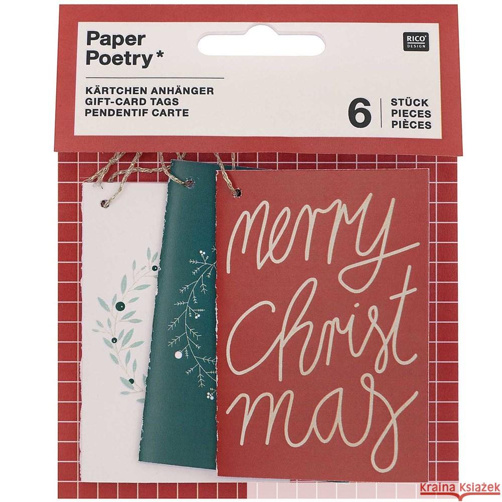 Kärtchen Anhänger, Merry Christmas FSC Mix  4051271408558 RICO-Design tap - książka