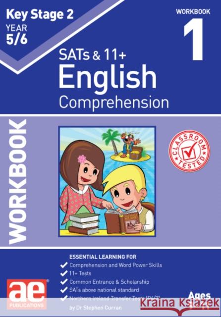 KS2 English Comprehension Year 5/6 Workbook 1 Stephen C. Curran Andrea F. Richardson Katrina MacKay 9781910107225 Accelerated Education Publications Ltd - książka