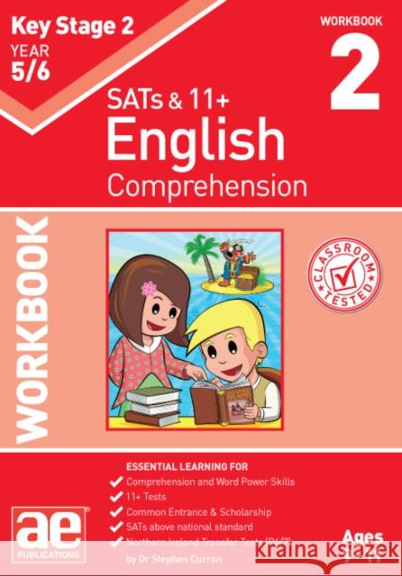 KS2 English Year 5/6 Comprehension Workbook 2 Autumn McMahon 9781910107232 Accelerated Education Publications Ltd - książka