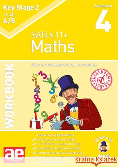 KS2 Maths Year 4/5 Workbook 4: Numerical Reasoning Technique Dr Stephen C Curran Katrina MacKay Autumn McMahon 9781910106365 Accelerated Education Publications Ltd - książka