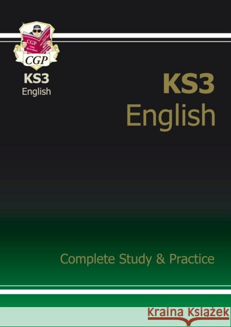 KS3 English Complete Revision & Practice (with Online Edition, Quizzes and Knowledge Organisers) CGP Books 9781847621566 Coordination Group Publications Ltd (CGP) - książka