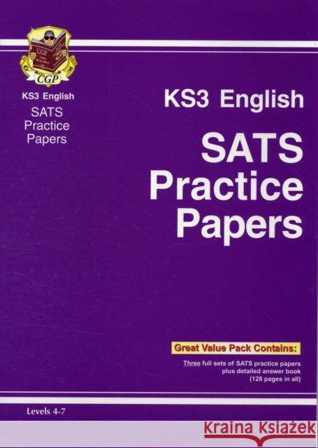 KS3 English Practice Tests Richard Parsons 9781847621757 Coordination Group Publications Ltd (CGP) - książka