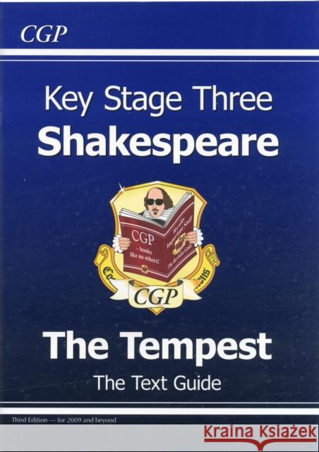 KS3 English Shakespeare Text Guide - The Tempest CGP Books 9781847621511 Coordination Group Publications Ltd (CGP) - książka