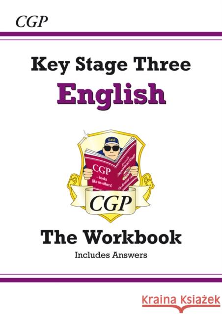 KS3 English Workbook (with answers) CGP Books 9781847622587 Coordination Group Publications Ltd (CGP) - książka