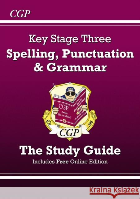 KS3 Spelling, Punctuation & Grammar Revision Guide (with Online Edition & Quizzes) CGP Books 9781847624079 Coordination Group Publications Ltd (CGP) - książka